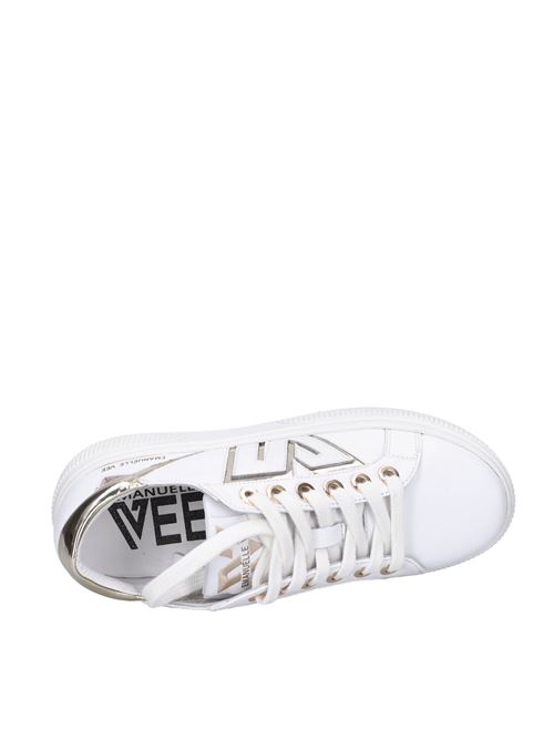 Sneakers in pelle EMANUELLE VEE | 432P-800-17-P003CBIANCO-ORO